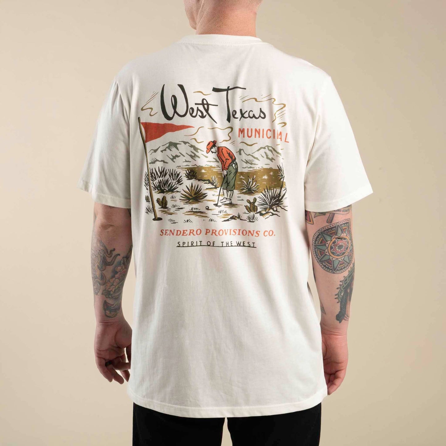 West Texas Municipal T-Shirt: Vintage White / X-Large