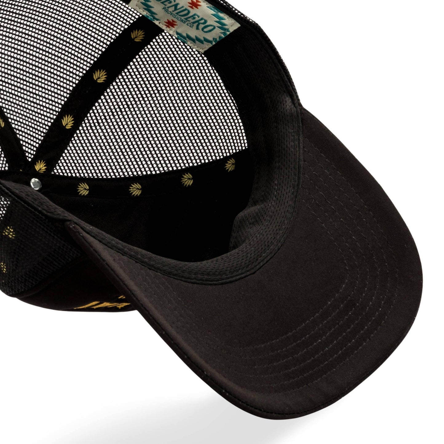 Cowboy Hat: Black/Gold