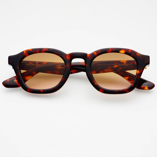 Blake Acetate Mens Round Sunglasses : Tortoise