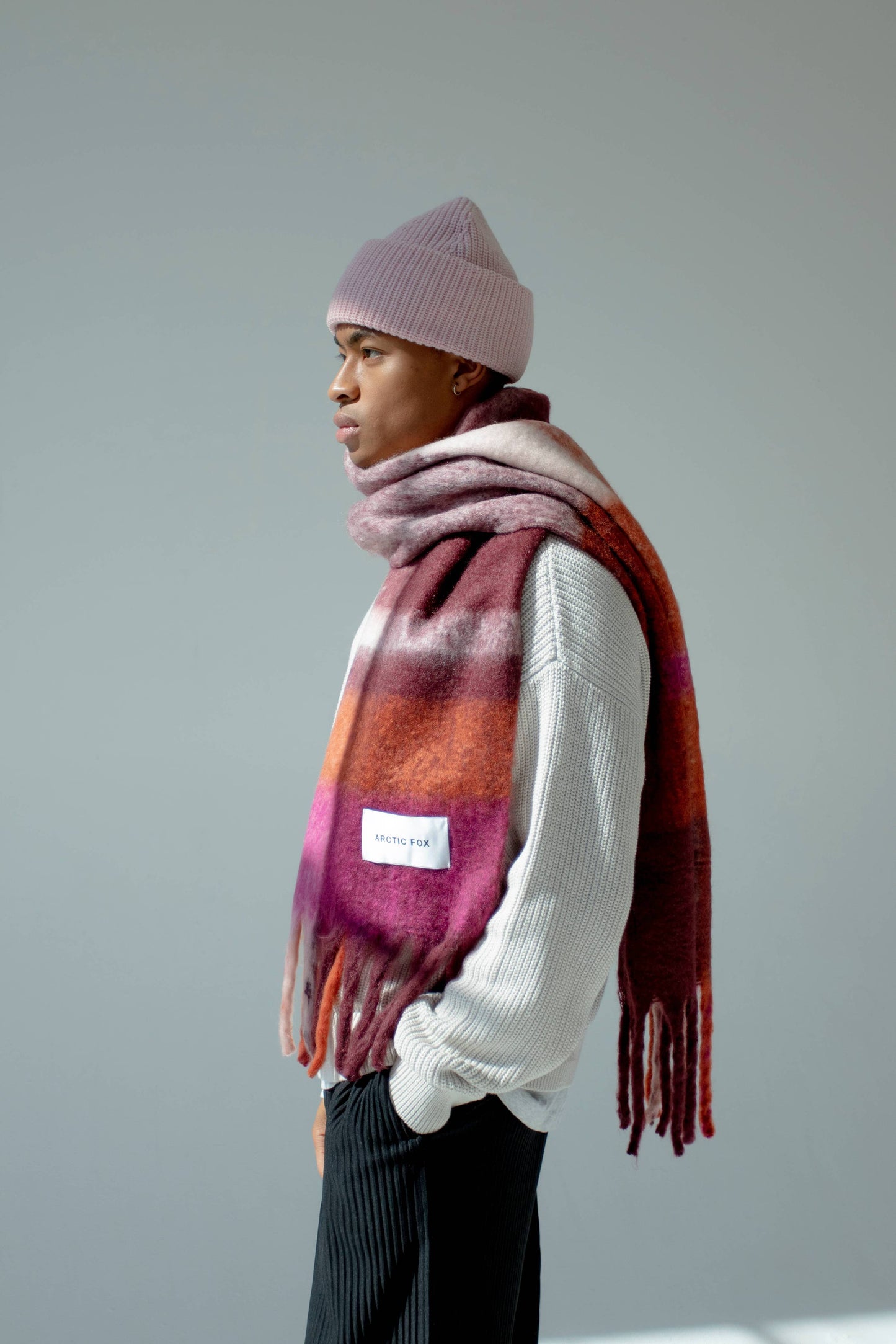 The Stockholm Scarf -  Autumnal Falls - 100% recycled materials
