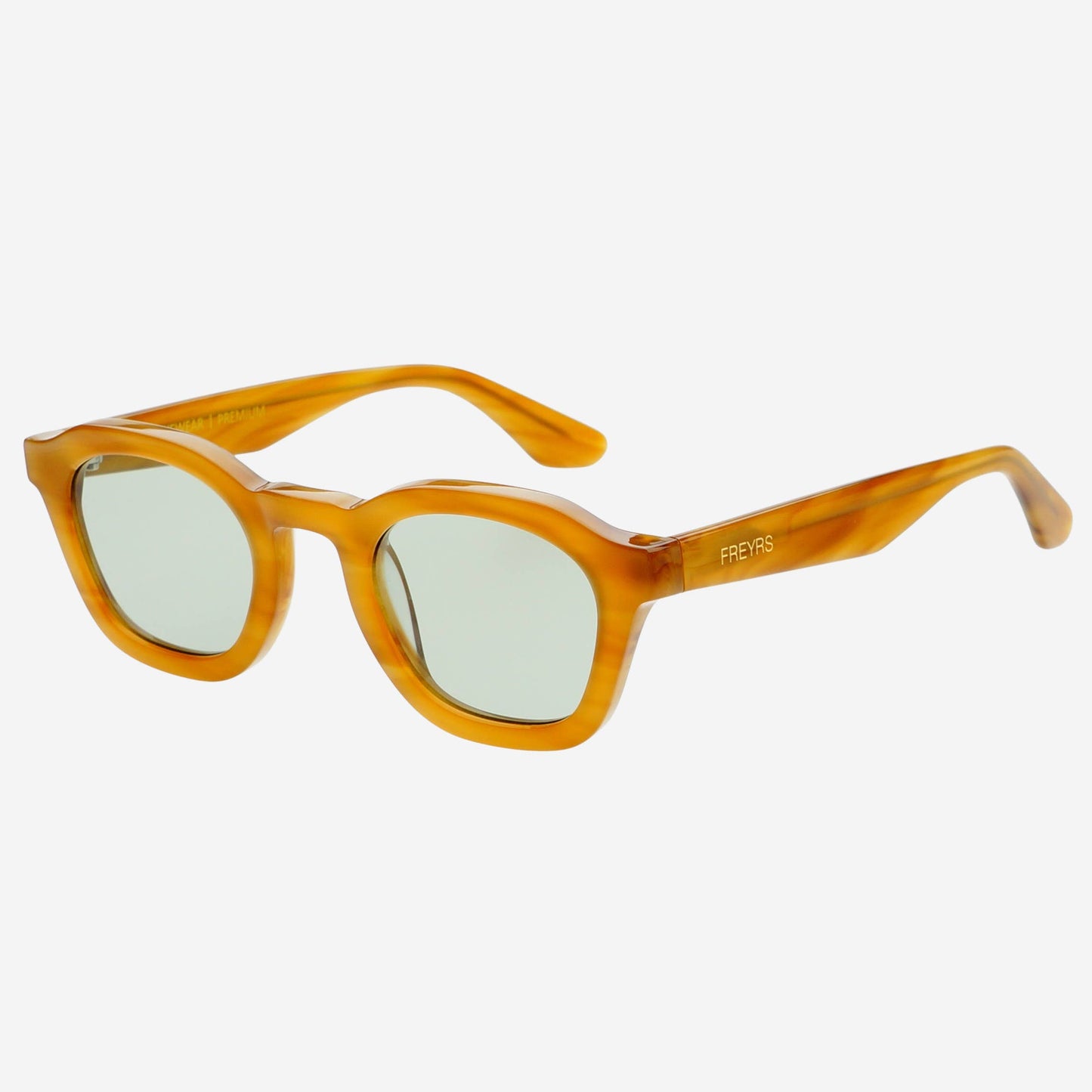 Blake Acetate Round Sunglasses   : Yellow