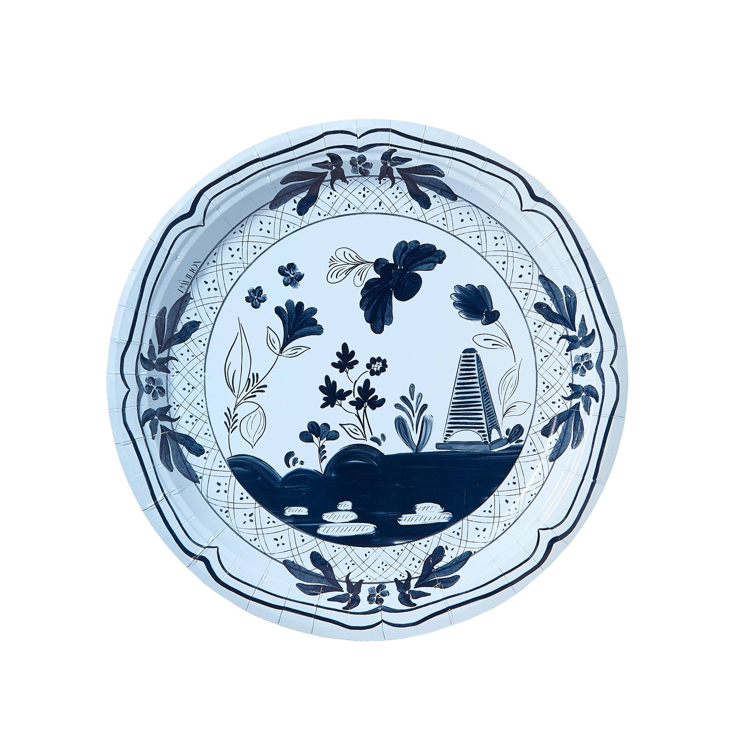 Beachside Pavilion Dinner Plates - 8 per pack: Sky & Navy