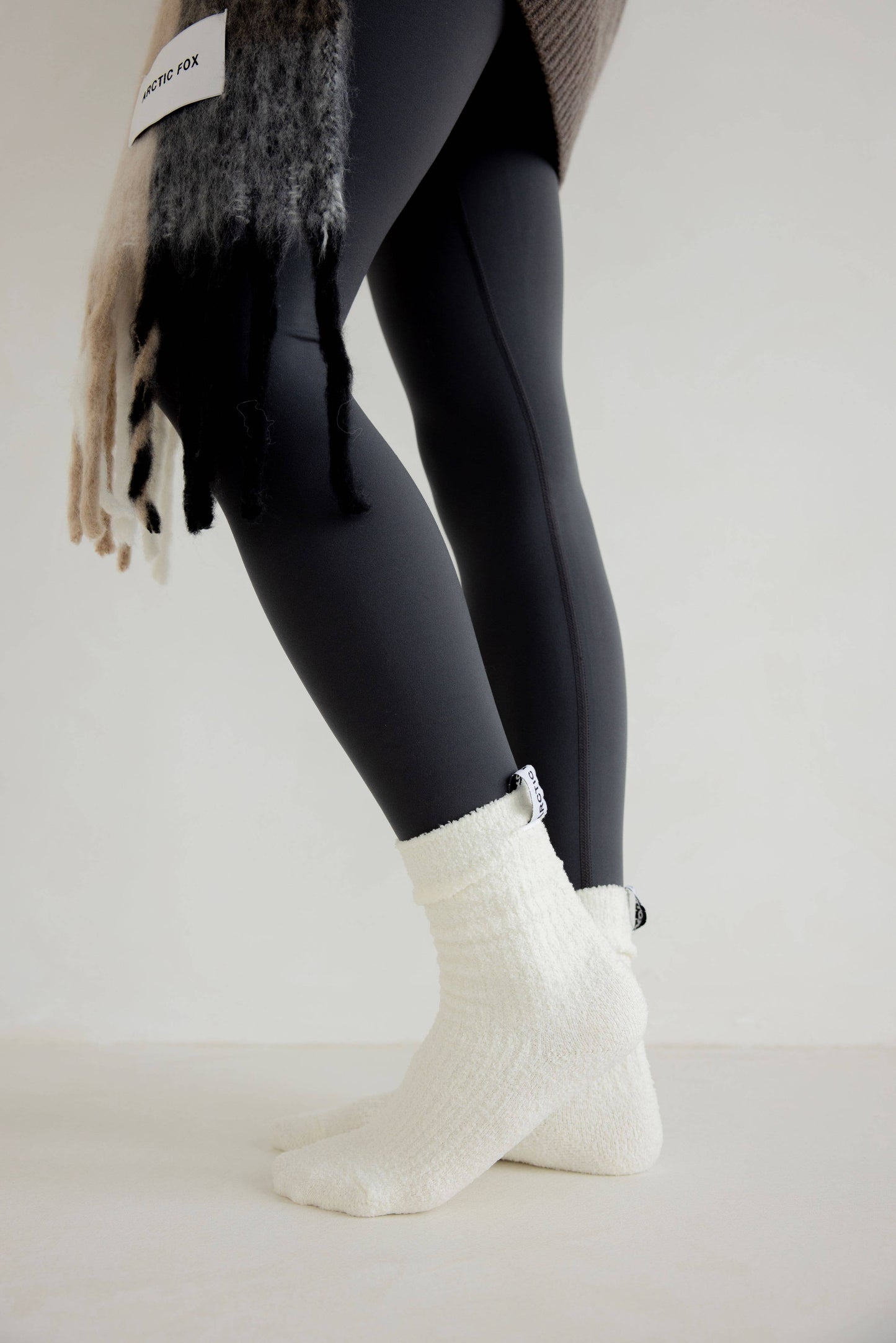 Cosy Socks - 100% Recycled - White - FW25