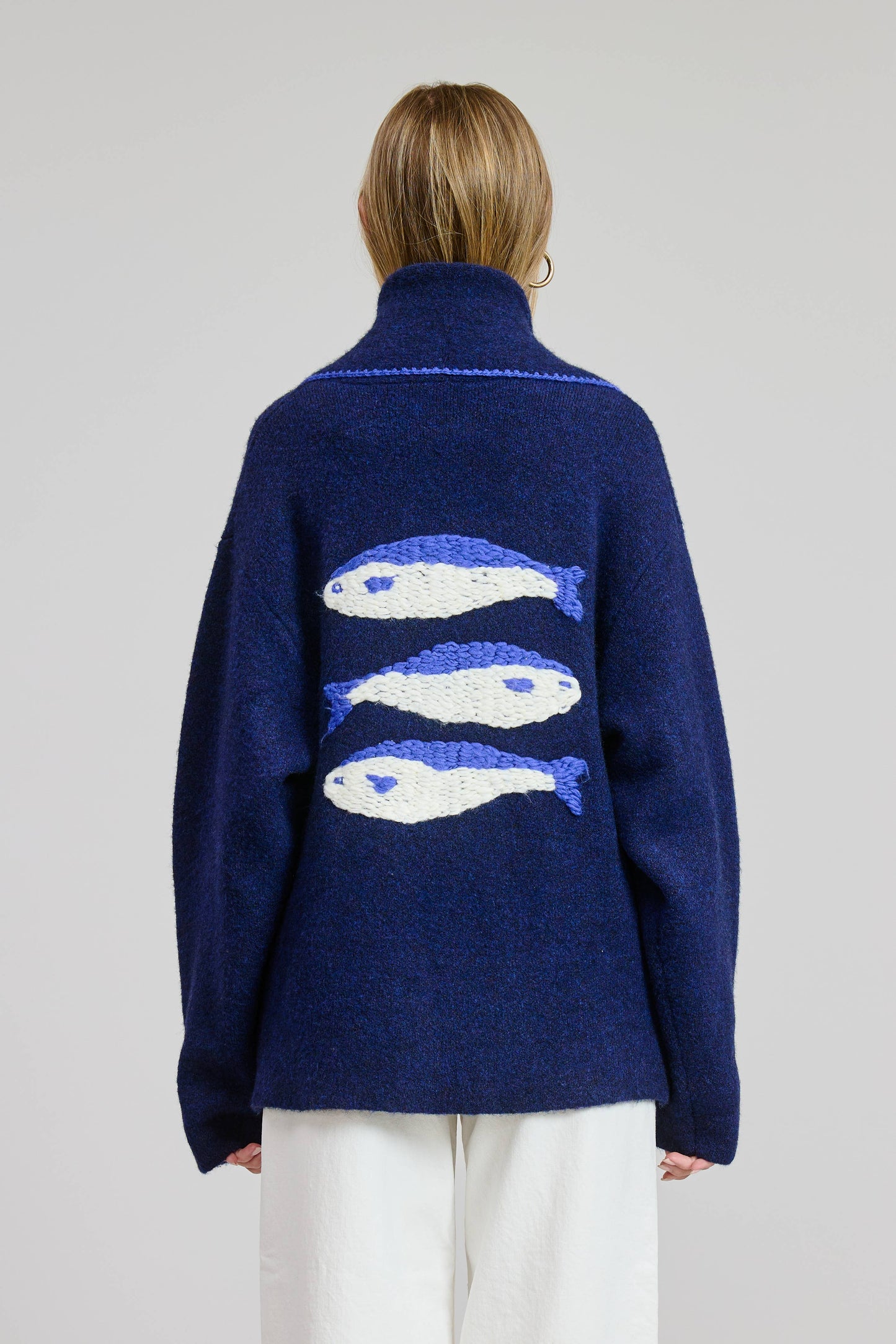 Sardine Sweater Cardigan: One Size