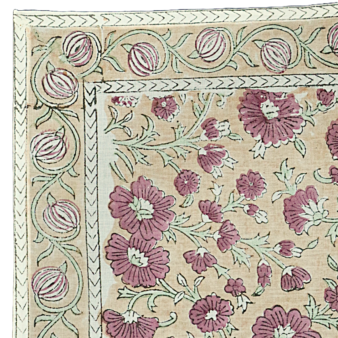 Gulbahar - Block Printed Cotton Bandana