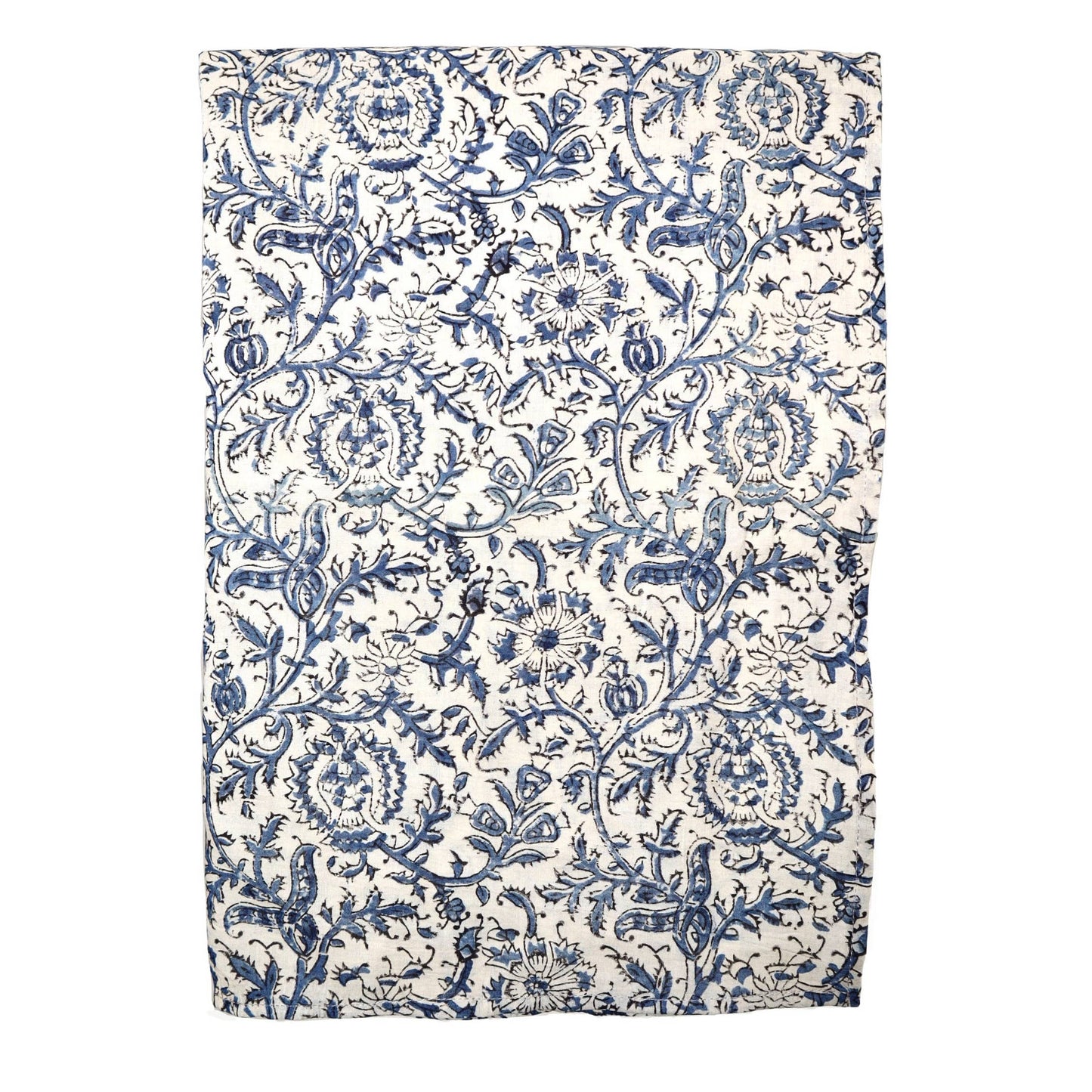 Blue Vine - Kalamkari Cotton Bandana