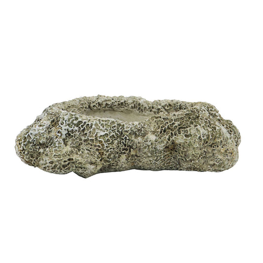 Cast Concrete Coral Planter: Long