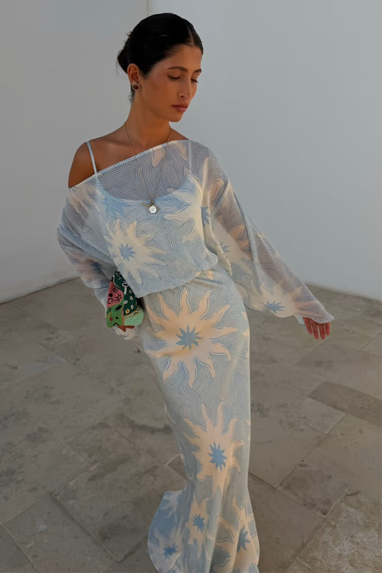 NFD - Blue Soleil Anais Dress