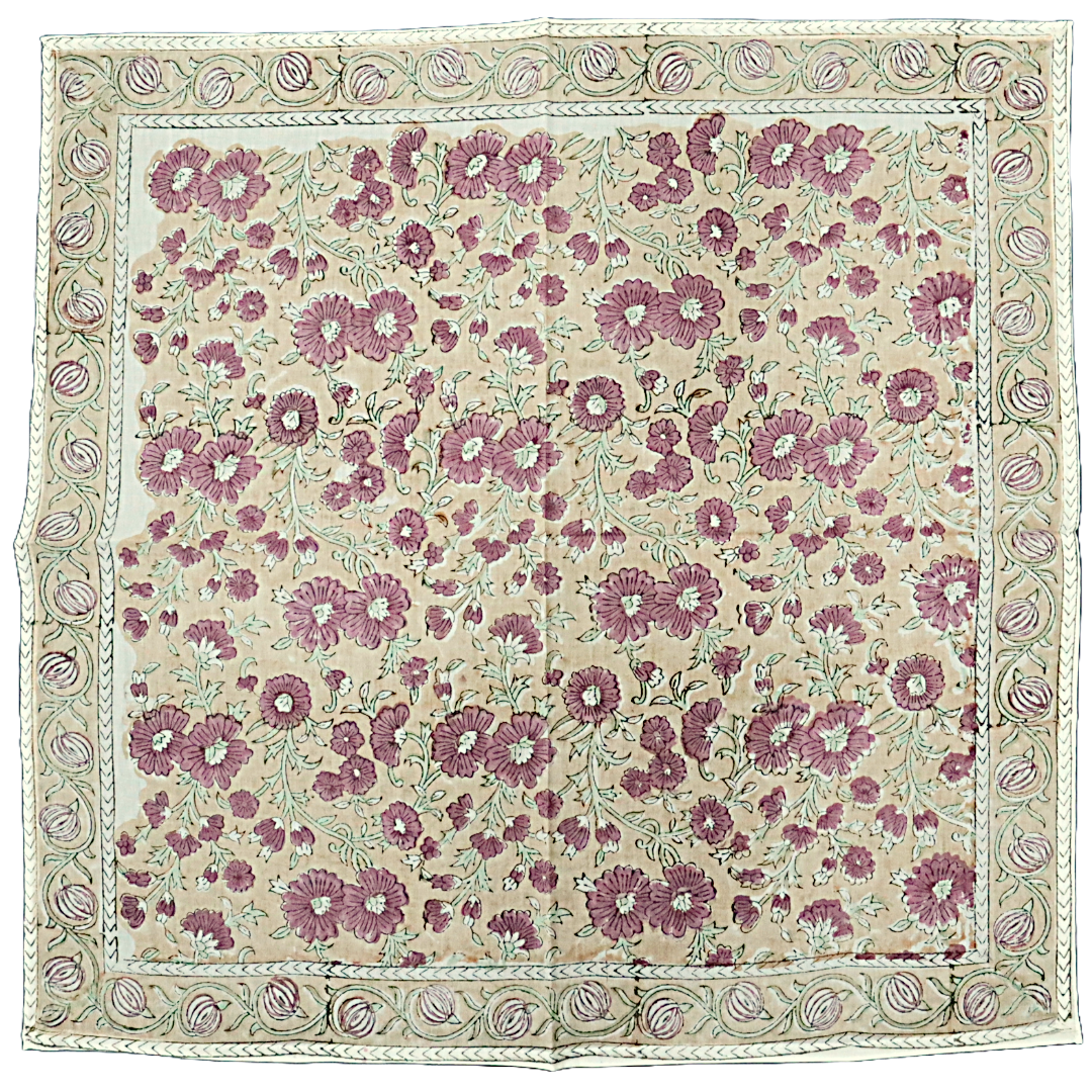Gulbahar - Block Printed Cotton Bandana