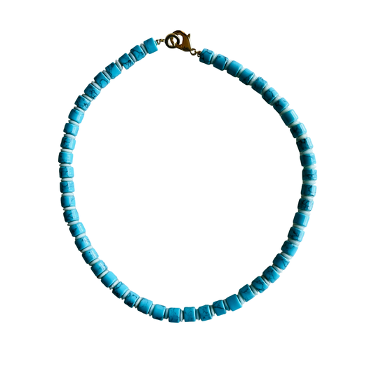 The Cabana Necklace: Blue Turquoise