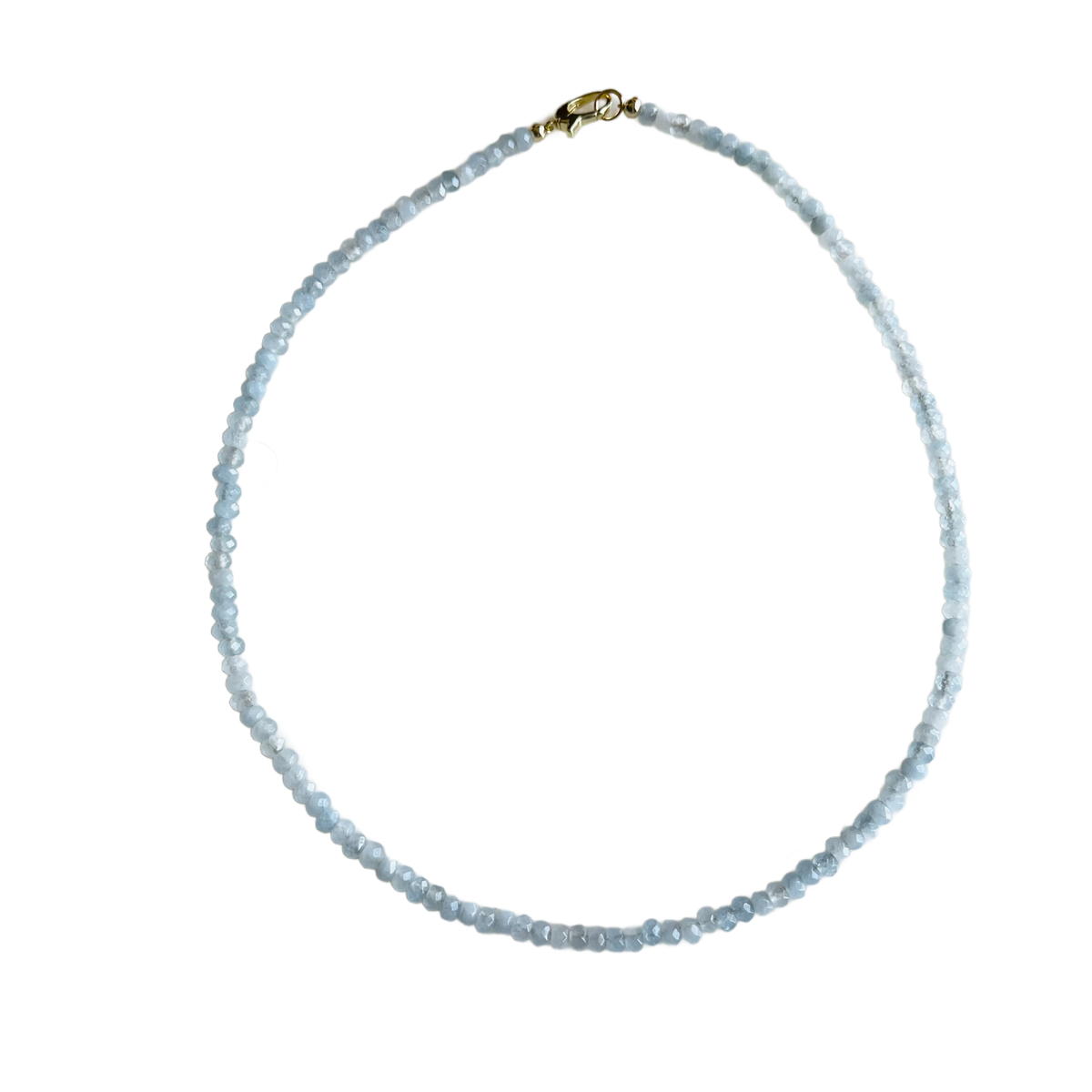 Dainty Candy Gemstone Necklace: Emerald Green