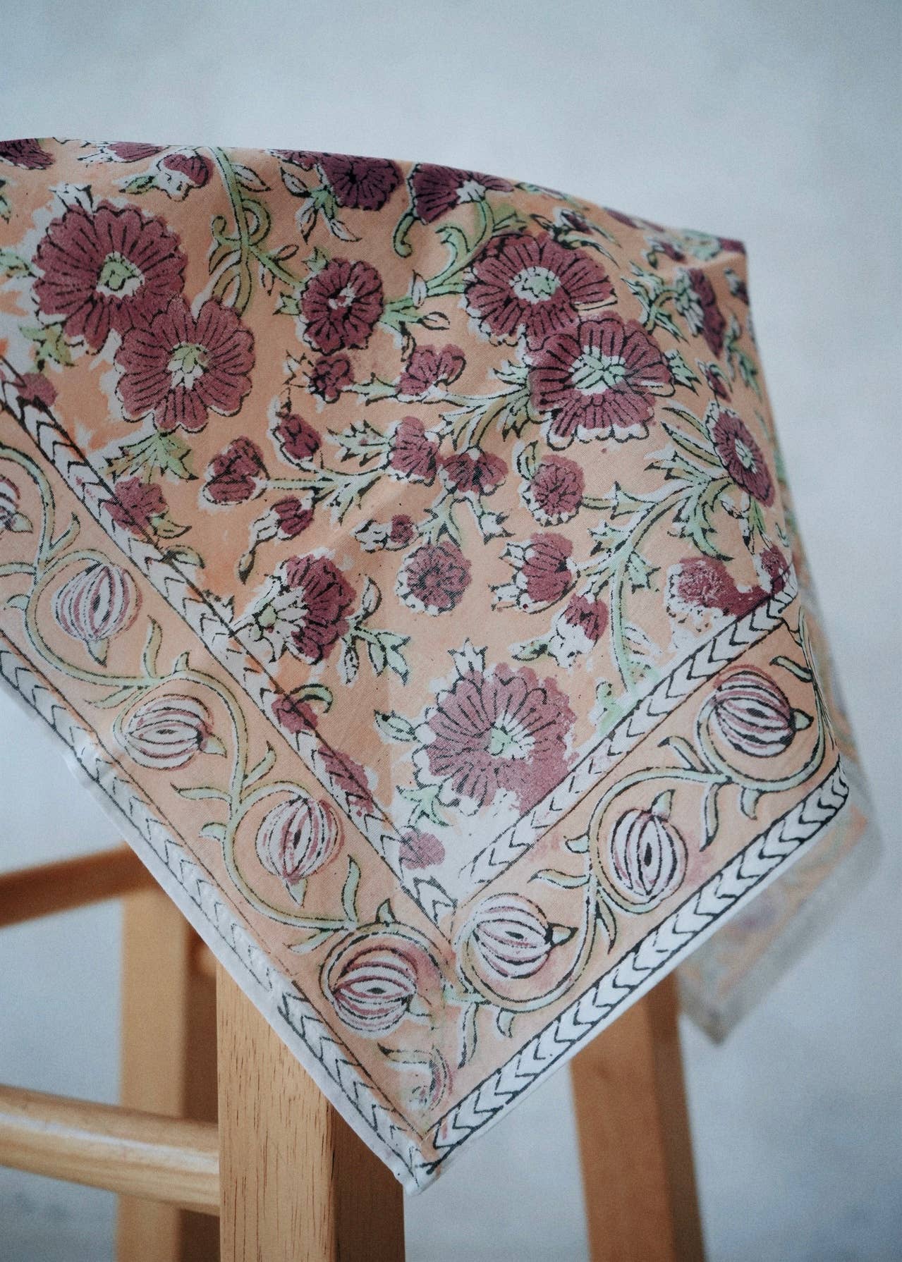 Gulbahar - Block Printed Cotton Bandana