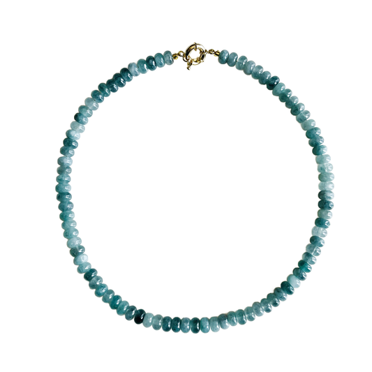 Candy Necklaces: Light Gray Angelite