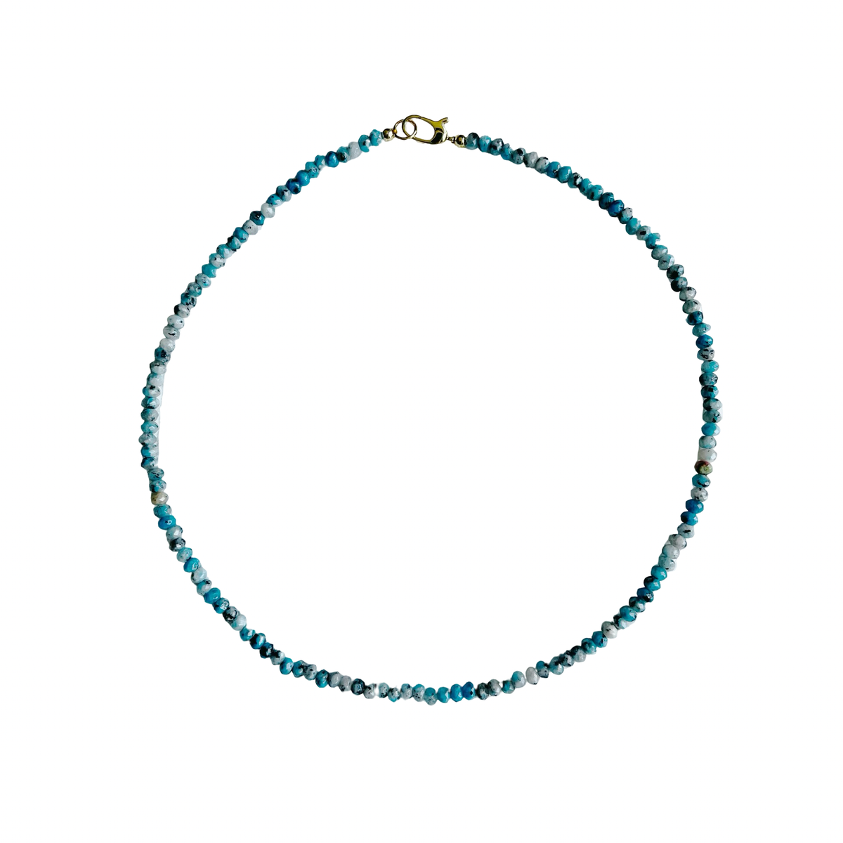 Dainty Candy Gemstone Necklace: Emerald Green