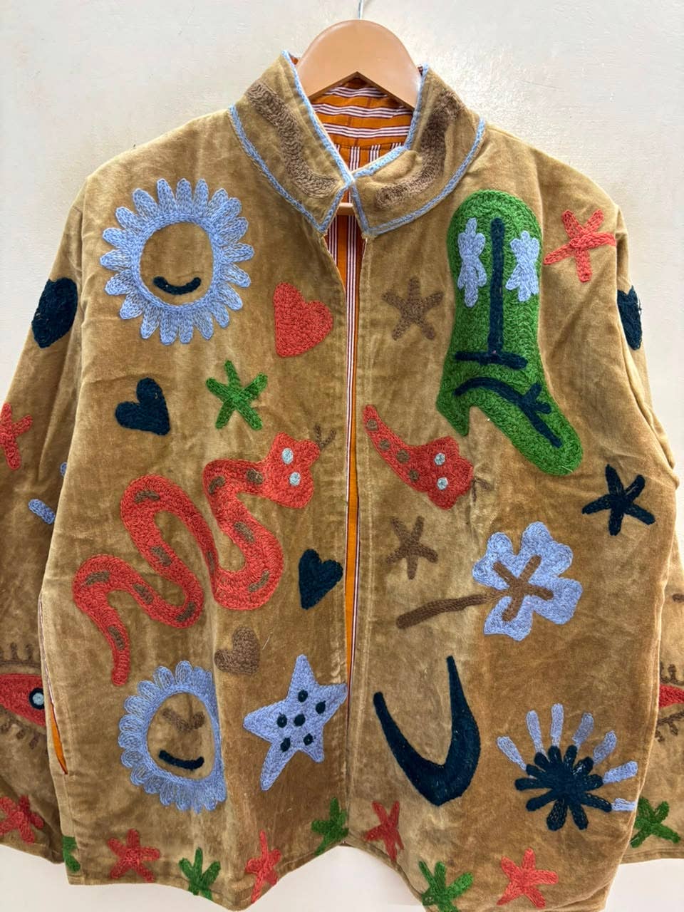 PRE-ORDER The Desert Storybook — Hand-Embroidered Velvet Jacket