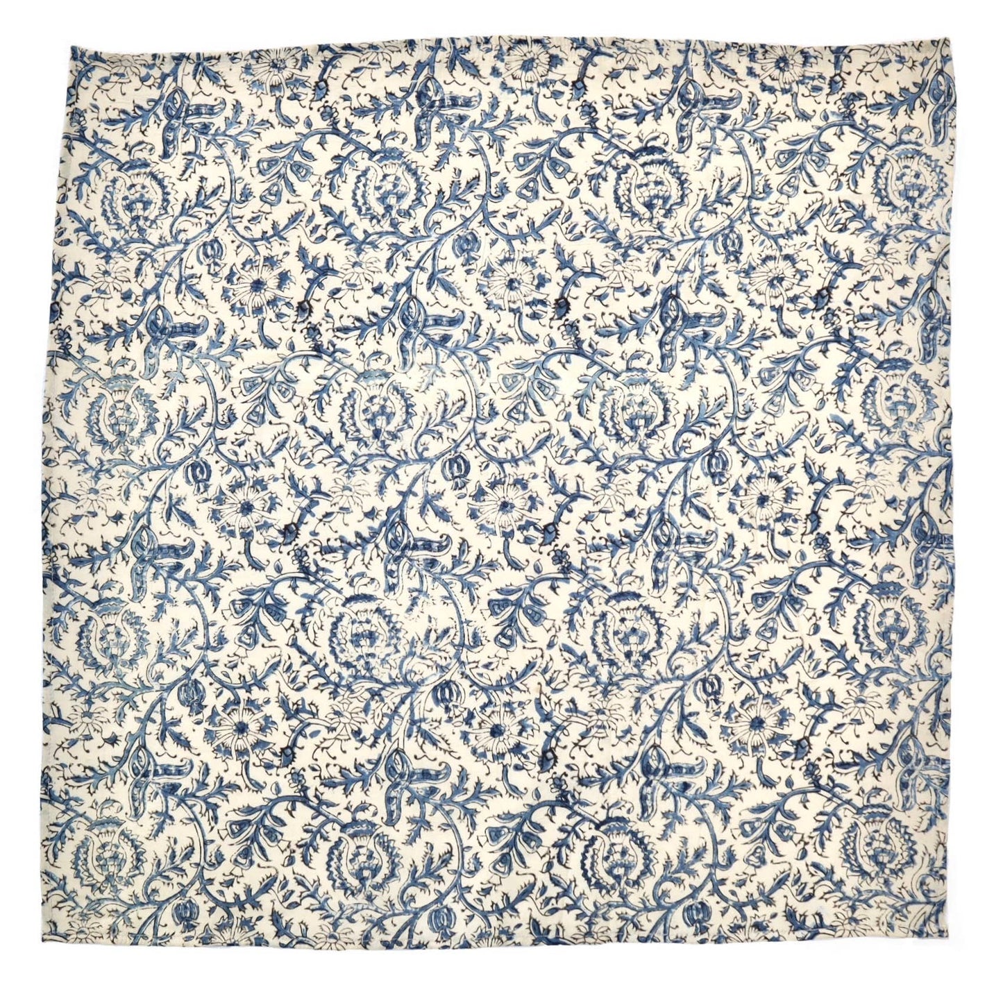 Blue Vine - Kalamkari Cotton Bandana