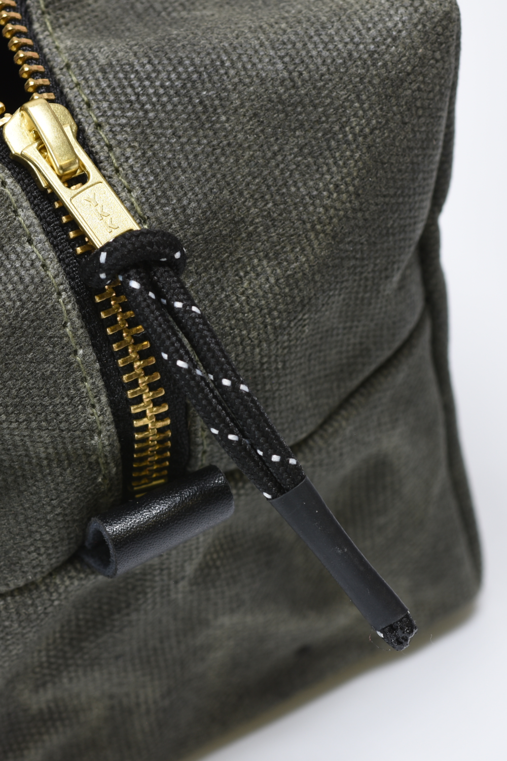 Waxed Canvas Toiletry Bag 2.0: Green