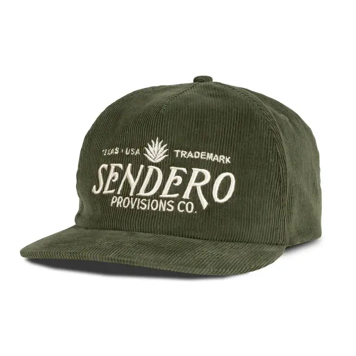 Logo Hat: Olive Corduroy