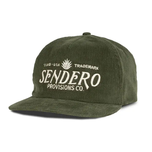 Logo Hat: Olive Corduroy
