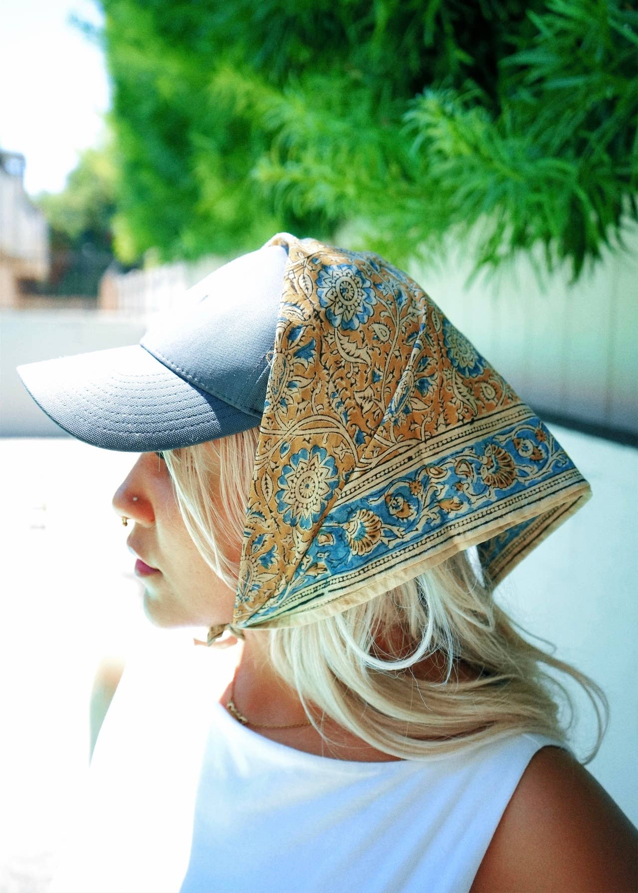 Seaside Garden - Cotton Bandana