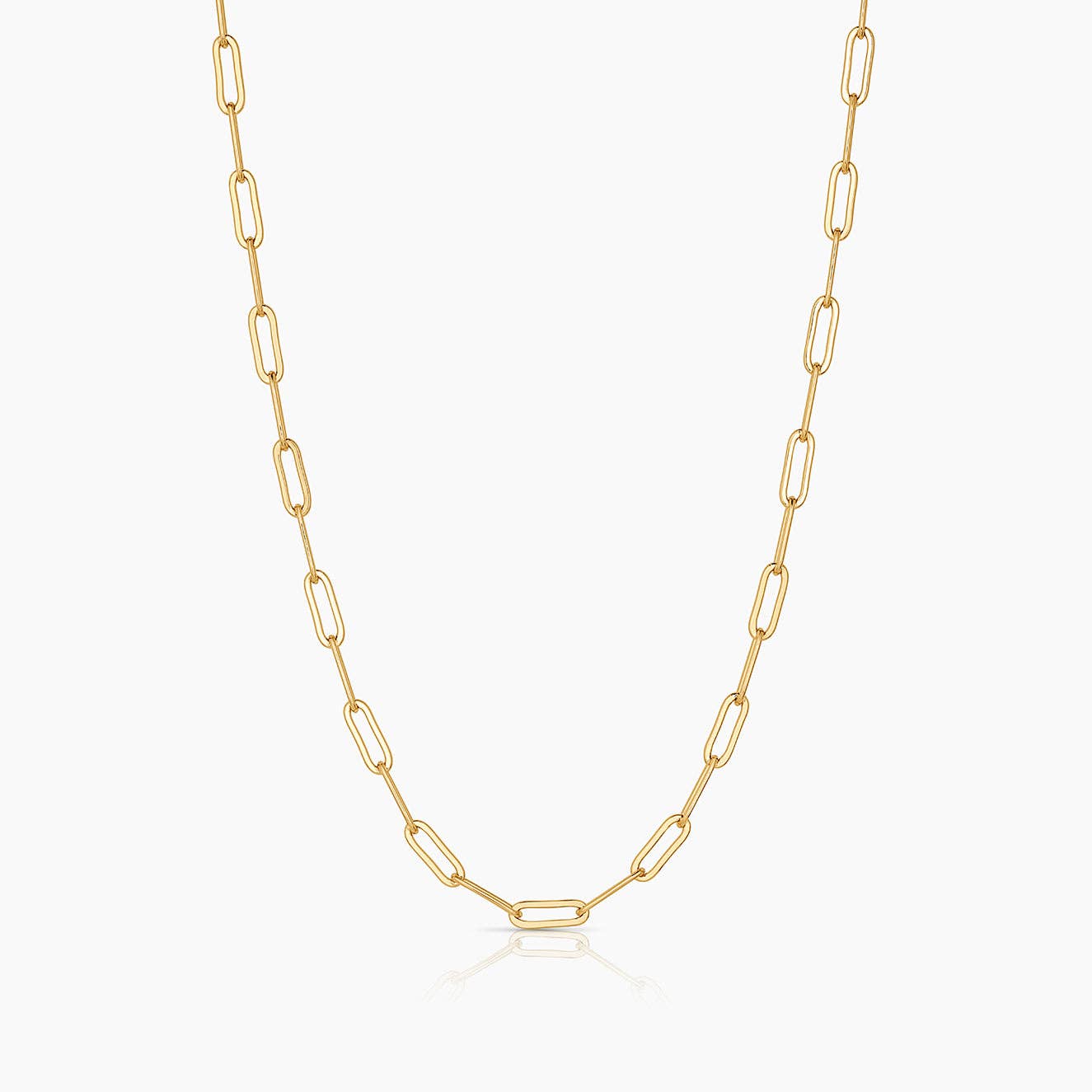 Finn Necklace 18" 14k Gold Plated