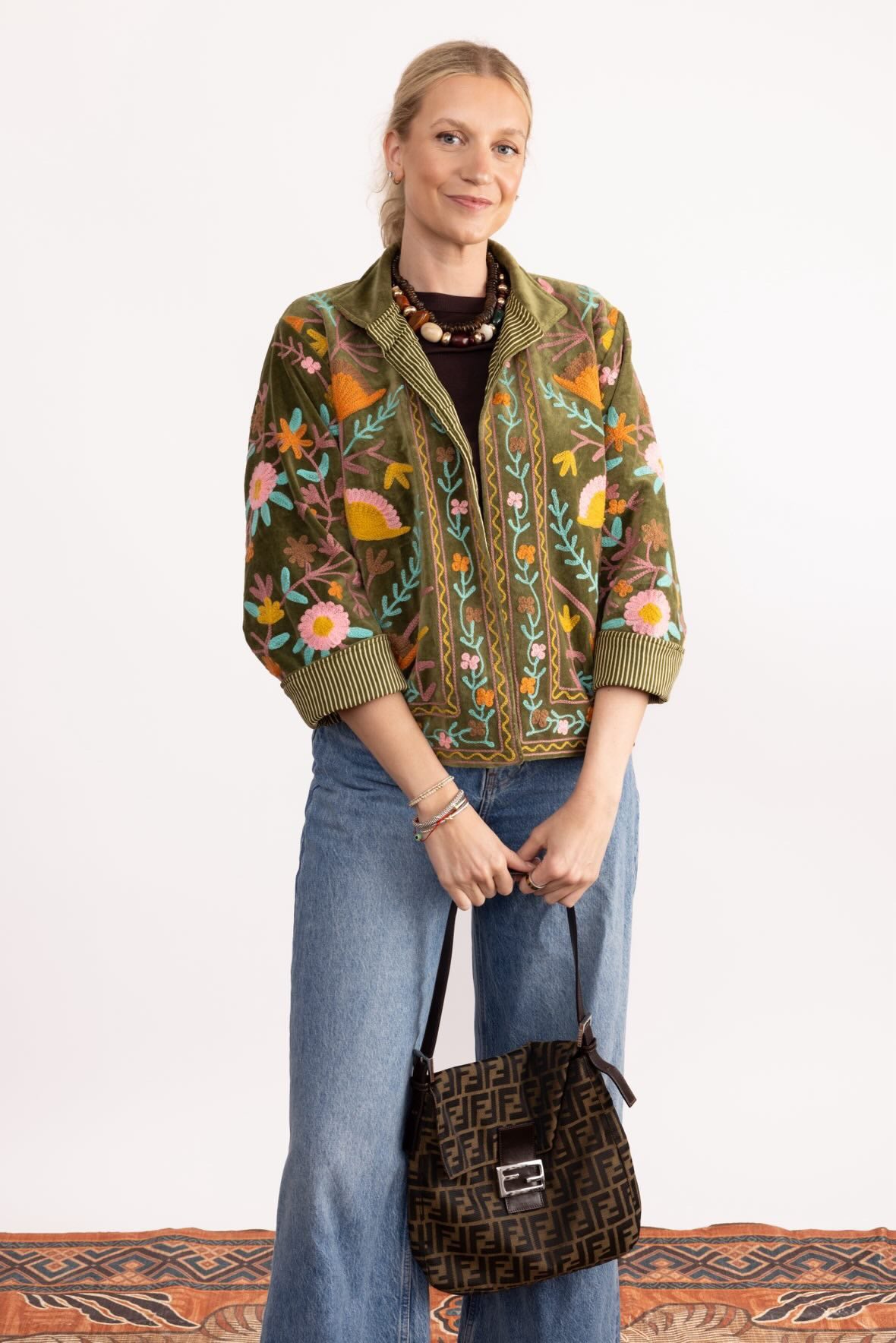 PRE-ORDER Tela Hand Embroidered Jacket - Searcey