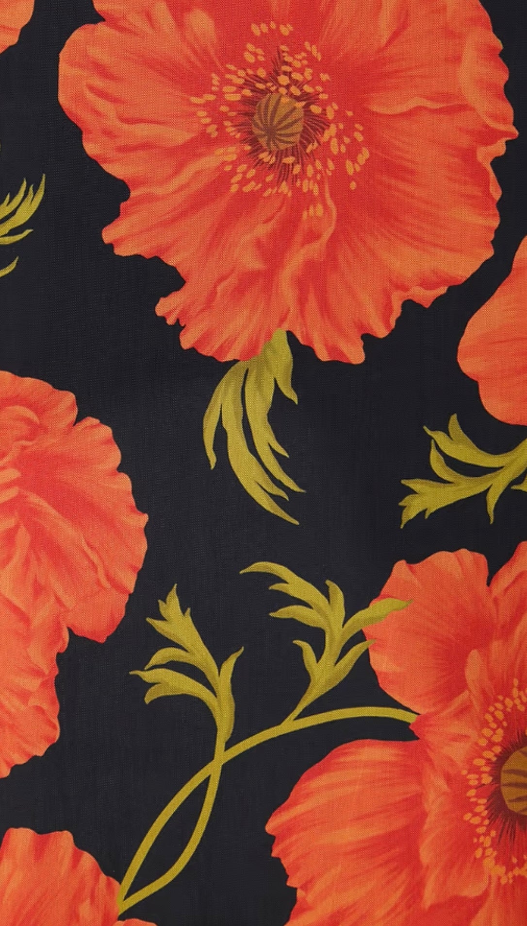 NFD Black Poppy Aria Mesh Dress