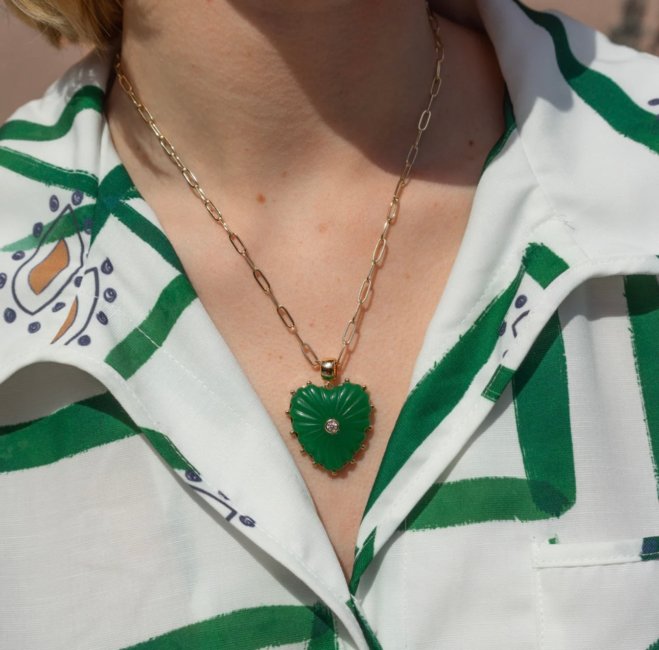 Malene Green Jade Bail