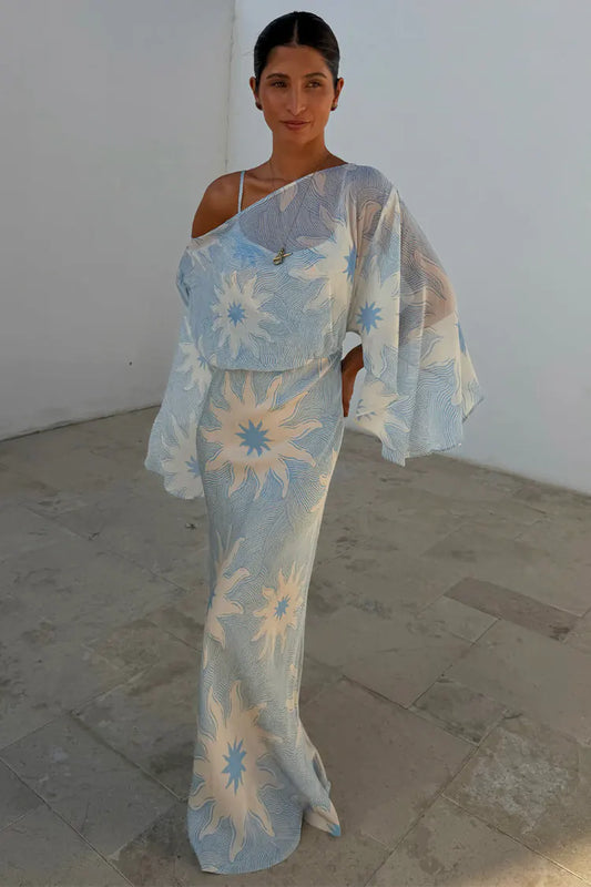 NFD - Blue Soleil Anais Dress