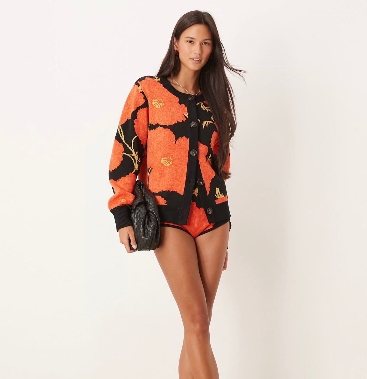 NFD Black Poppy Cardigan