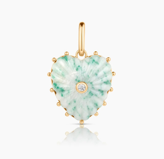 Malene Green Dot Clip