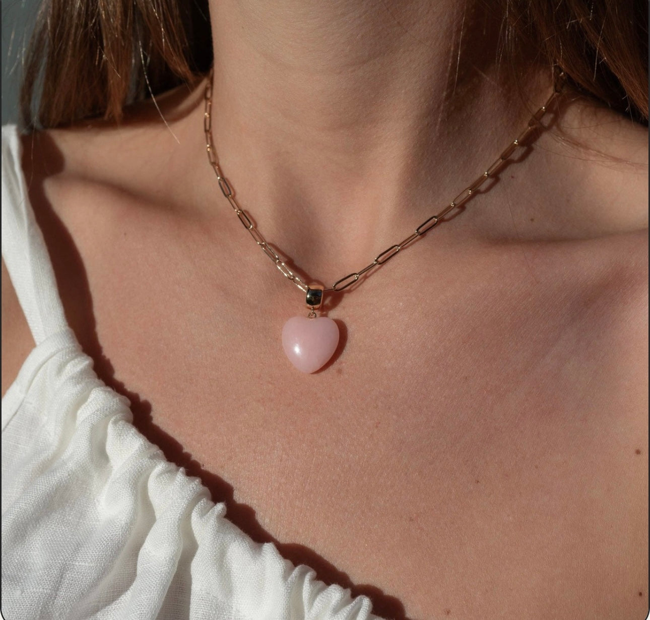 Gemma Pink Opal Bail Charm