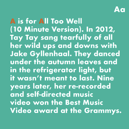 Taylor Swift Legends Alphabet Book