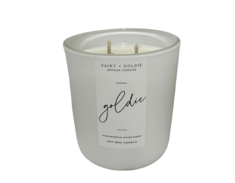 Saint + Goldie Artisan Hand Poured Soy Candle: Goldie Candle