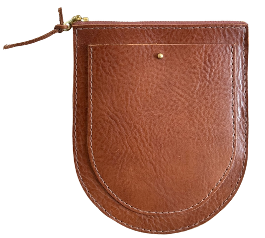Neko Zip Wallet - Chestnut