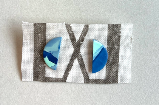 ClayCause Half Moon Earrings