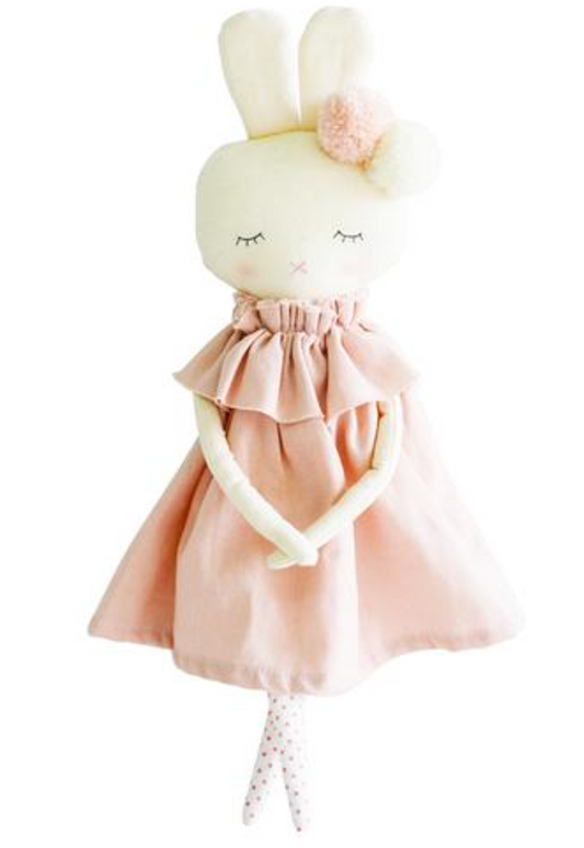 Isabelle Bunny Pink Linen