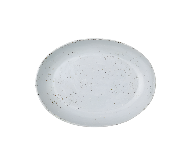 Marcus White Salt Glaze Oval Serving Platter - Small