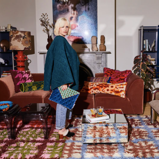 Vinita Velvet Clutch