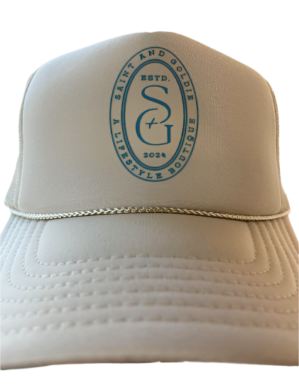 Saint+Goldie Trucker Hat - Cream