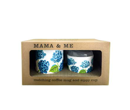 Hydrangea Mama & Me Cup Set