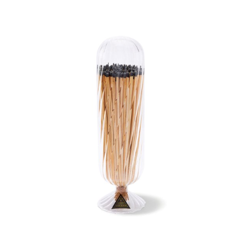 Black Helix Fireplace Match Cloche