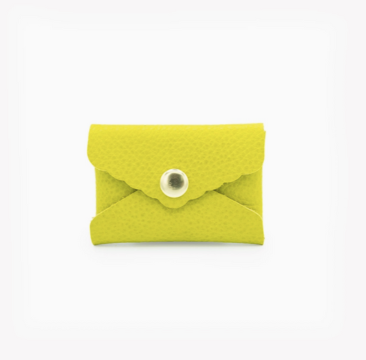 Mini Envelope card holder - Lemon