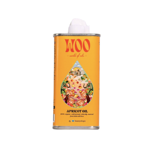Apricot Oil, 100% Organic - Hair, Face, Body Oil