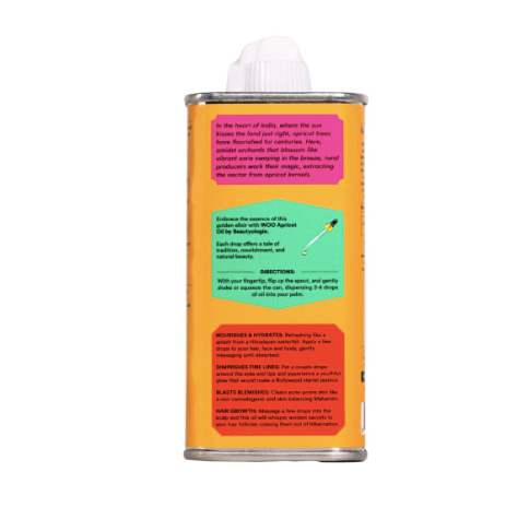 Apricot Oil, 100% Organic - Hair, Face, Body Oil