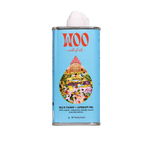 Blue Tansy + Apricot Oil, 100% Organic - Face, Hair, Body Oil