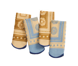 Amer Napkin Set - Blue Jean
