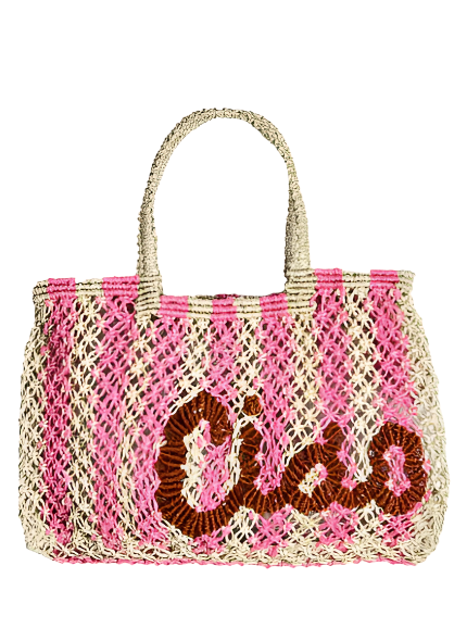 CIAO Rose Stripe Tote