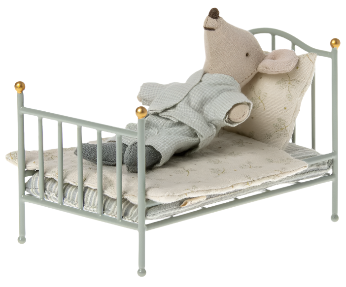 Vintage Bed, Mouse - Mint