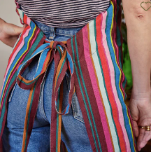 Corinne Linen Apron